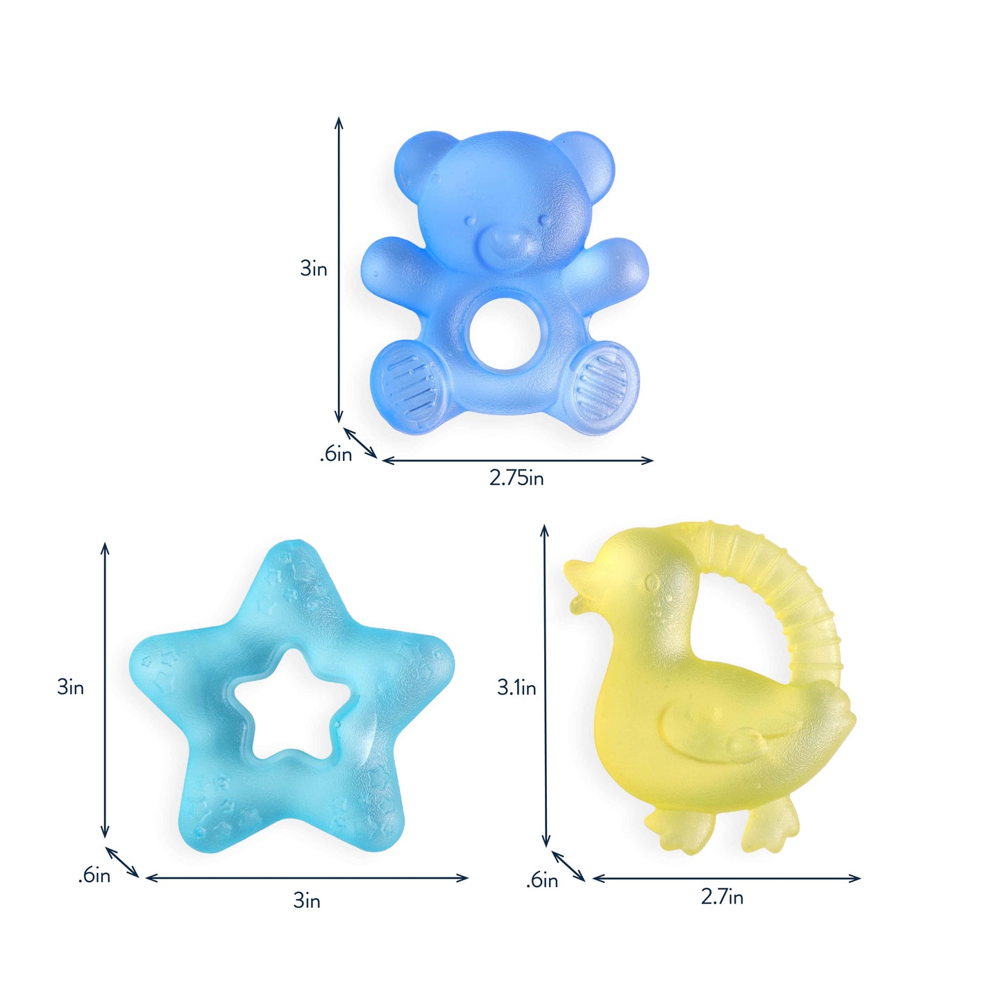 Itzy Ritzy Cutie Coolers Water-Filled Teether - Bear - Image 7