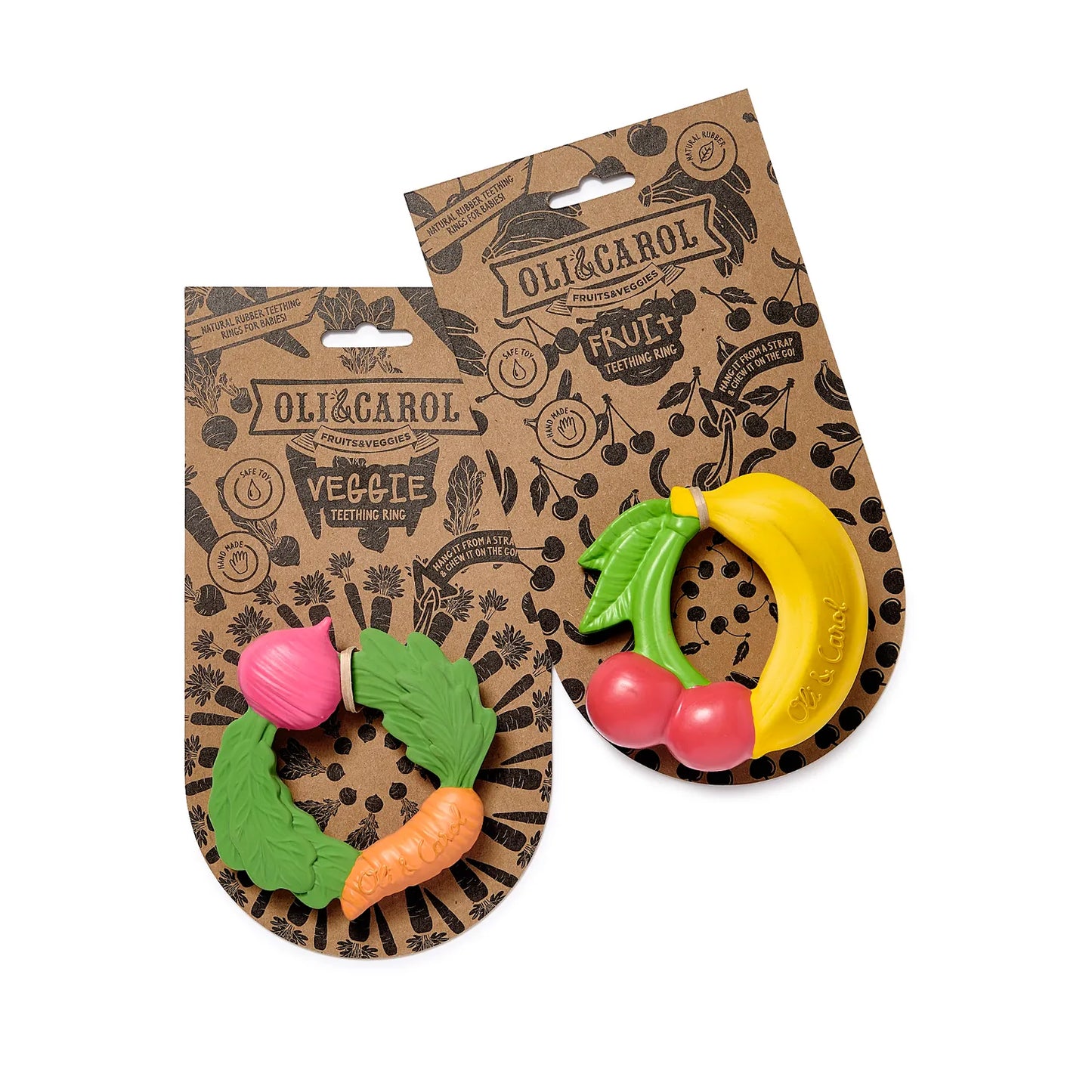 Oli & Carol Fruit Teething Ring