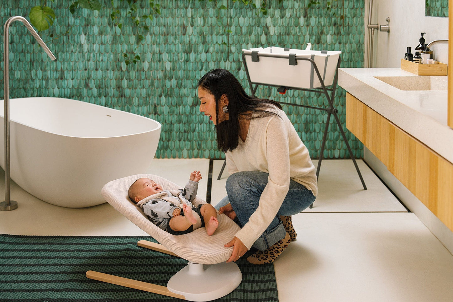 Stokke Yoga Bouncer & Swing - Light Sand - 679601