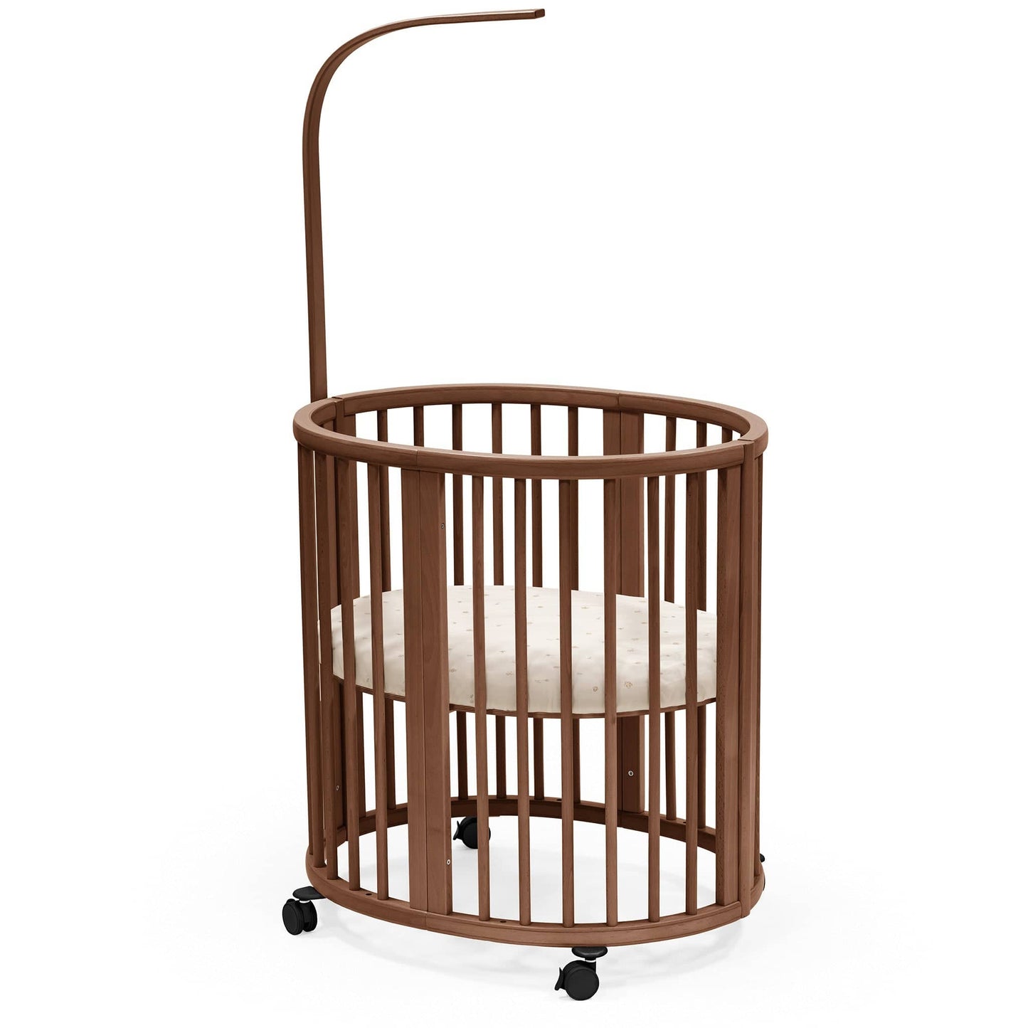 Stokke Sleepi Mini Fitted Sheet - Flower Ecru - 683006