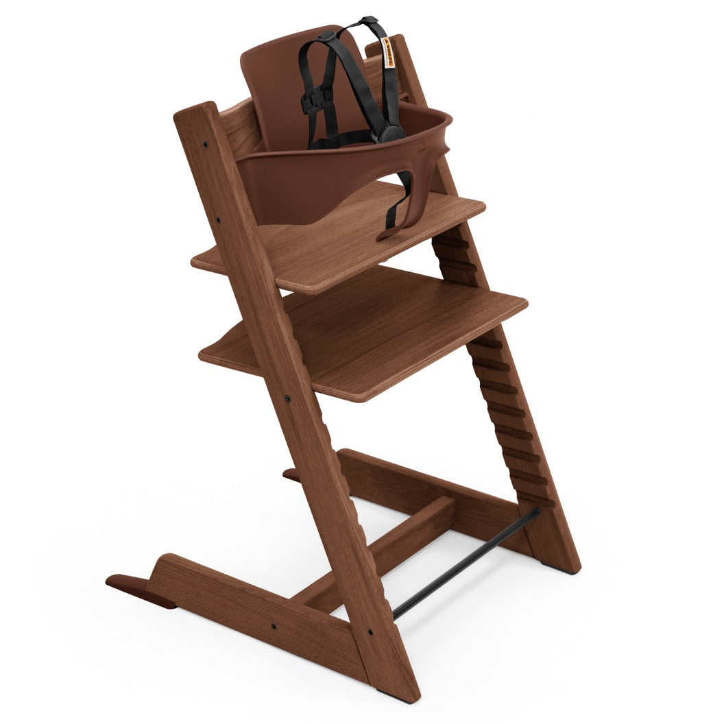 Stokke Tripp Trapp High Chair2 - Oak Warm Brown with Black Harness