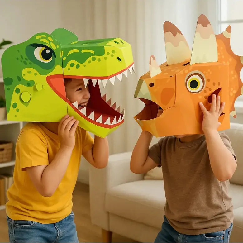 3D Paper Mask - T-Rex Mask