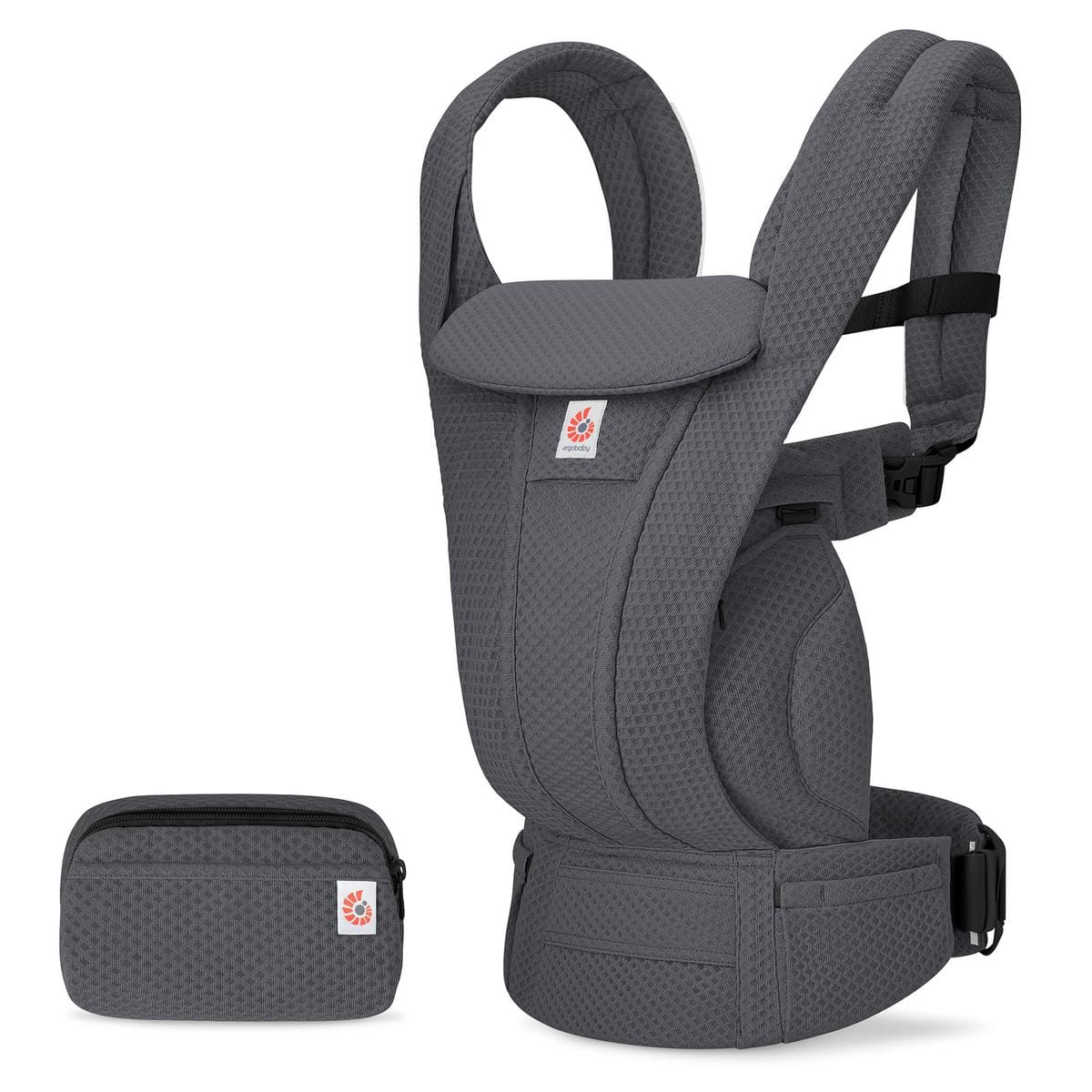 Ergobaby Omni Deluxe Baby Carrier, Mesh - Graphite Grey - BCODMGRAPH