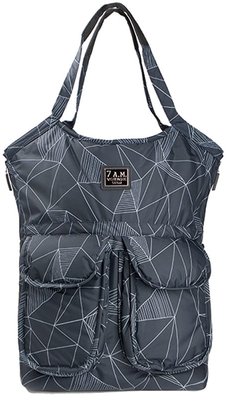 7 A.M. Enfant Barcelona Bag - Black Geo - VB002-BKGEO