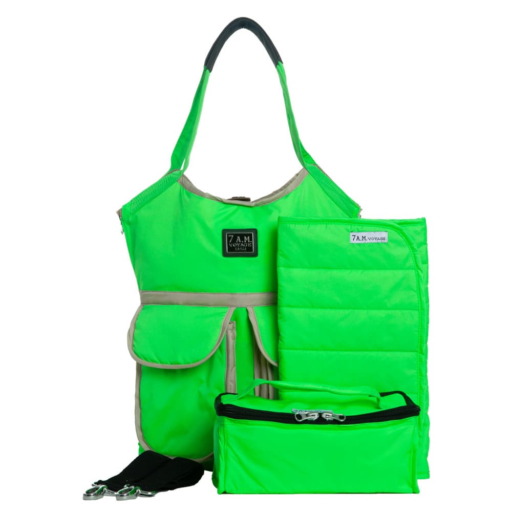 7 A.M. Enfant Barcelona Bag - Neon Pink - VB002-NP