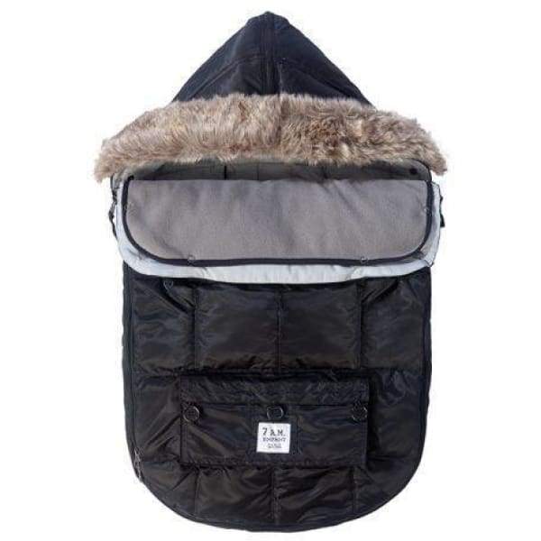 7 A.M. Enfant Le Sac Igloo Large Baby Bunting - Black - LS500L-BK
