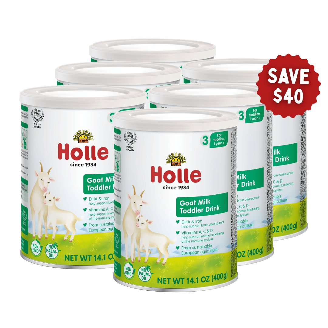Holle Goat Milk Toddler Drink | Stage 3 (14 oz) - DAIRY-400G-GOAT-6TINS