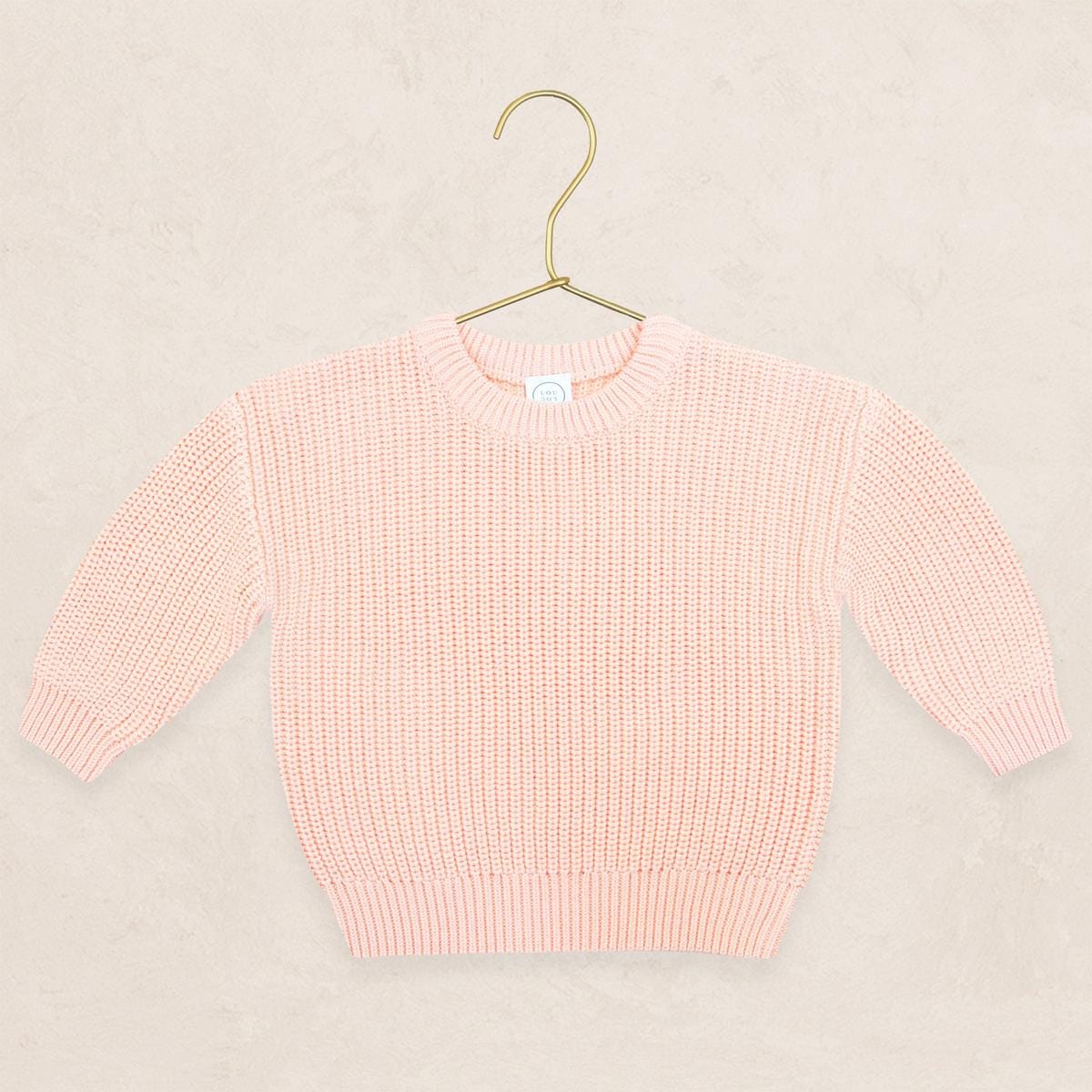 Lou Lou & Company Knit Chunky Sweater - Ballet, 6-12 Month