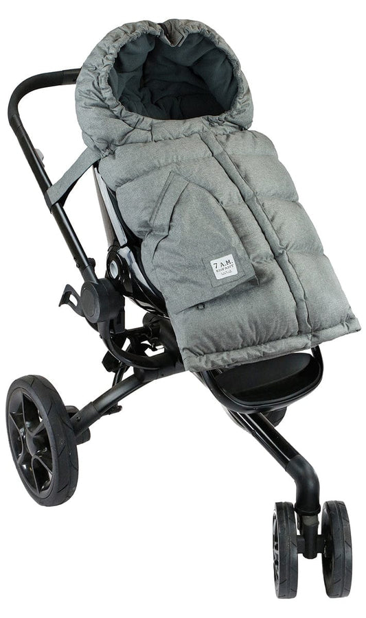 7 A.M. Enfant Blanket 212 Evolution Footmuff - Heather Gray - B212E-HG