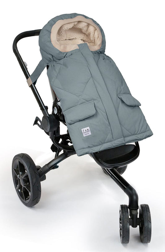 7 A.M. Enfant Blanket 212 Evolution Footmuff - Mirage Blue Quilted - B212E-MIQ