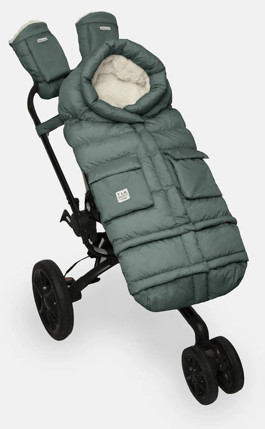 7 A.M. Enfant Blanket 212 Evolution Footmuff - Pine - B212E-PI