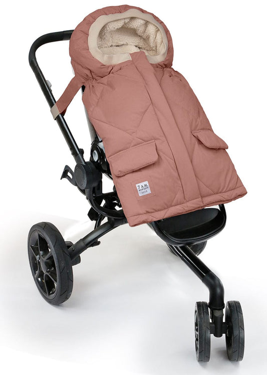 7 A.M. Enfant Blanket 212 Evolution Footmuff - Rose Dawn Quilted - B212E-ROQ