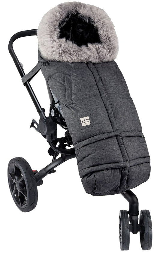 7 A.M. Enfant Blanket 212 Evolution Tundra Footmuff - Heather Grey Dark - B212E-HGDF