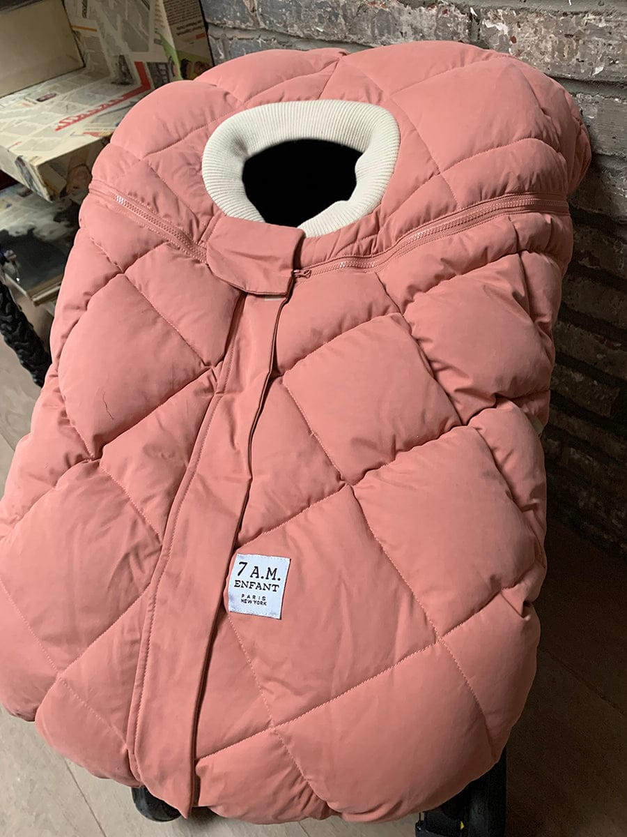7 A.M. Enfant Cocoon Car Seat Cover - Benji - Rose Dawn Quilted - CSC-ROQ