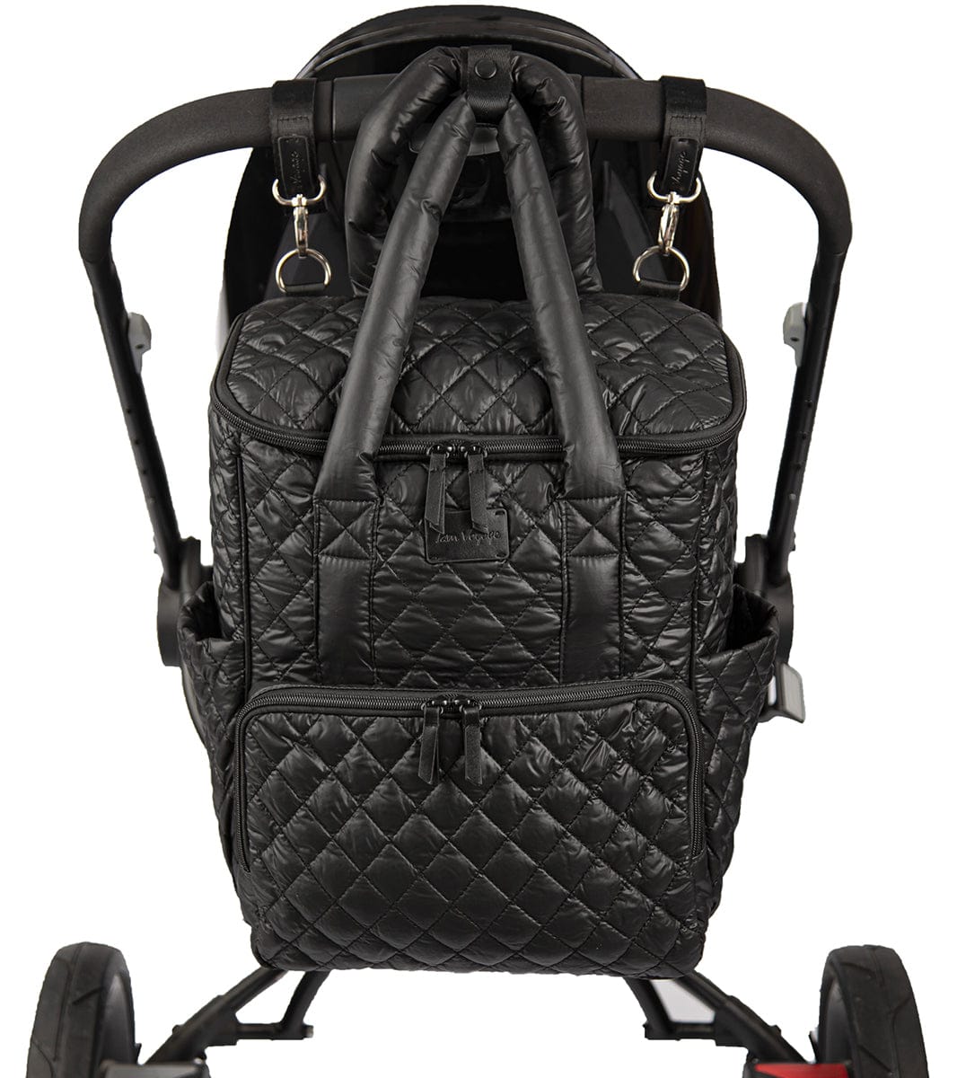 7 A.M. Enfant London Diaper Backpack - Black - VB018-BK