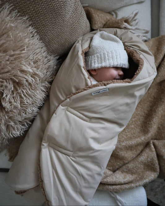 7 A.M. Enfant Nido Wrap - Benji - Oat Cacao - ND80-B1-OATCA