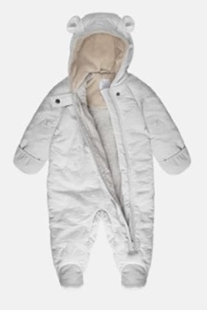 7 A.M. Enfant Snowsuit Airy - Whisper White (6-12M) - SSB70-D2-WHS