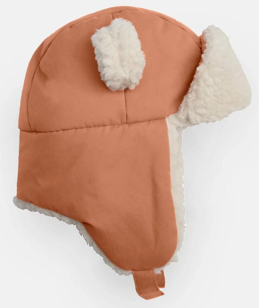 7 A.M. Enfant The Cub Mitten & Hat Set - Benji - Spice (6-12M) - MTCHE80-D2-SP