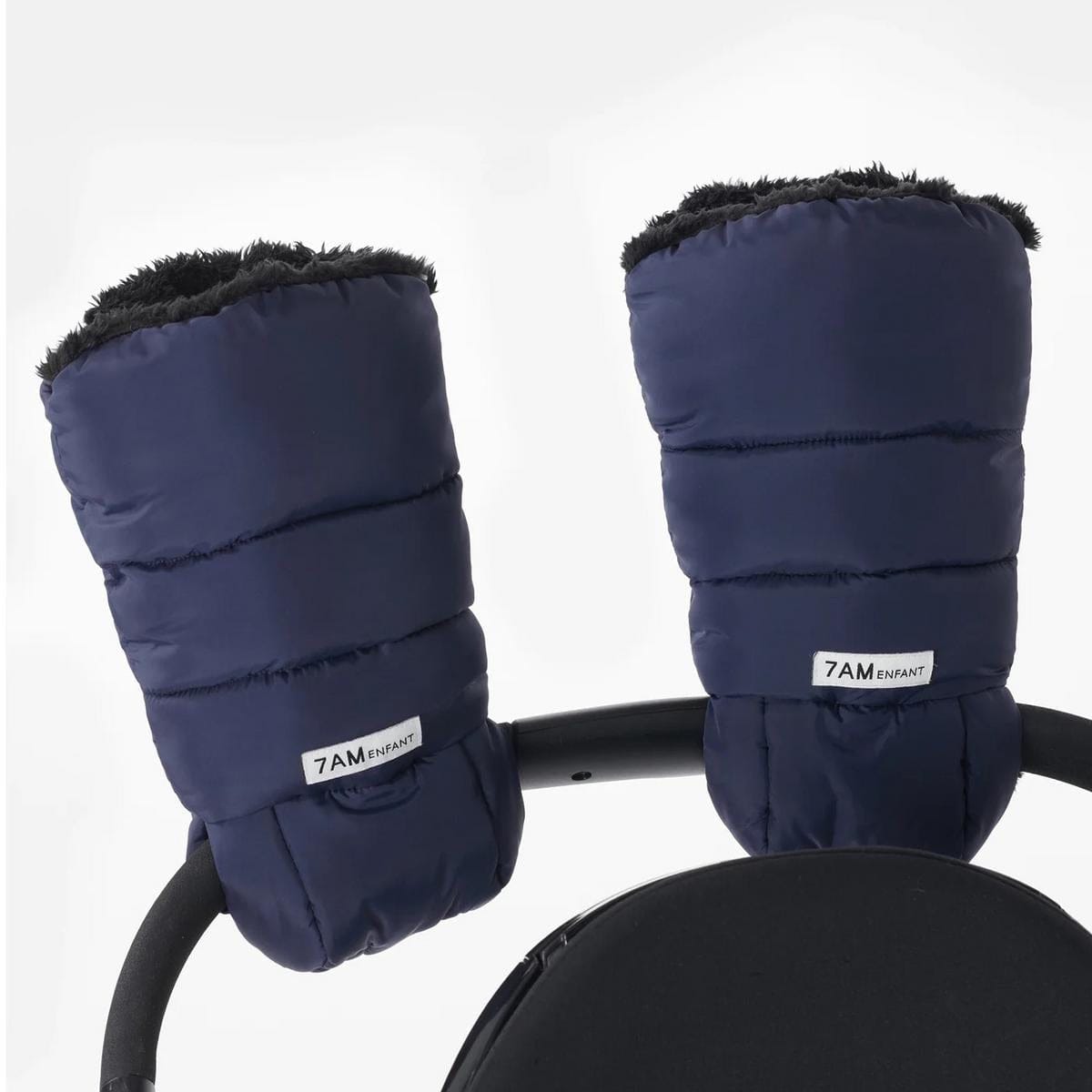 7 A.M. Enfant Warmmuffs 212 - Navy Plush - HM212-NA