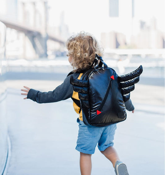 7 A.M. Mini Wings Kid Backpack - Black - VB013-BK