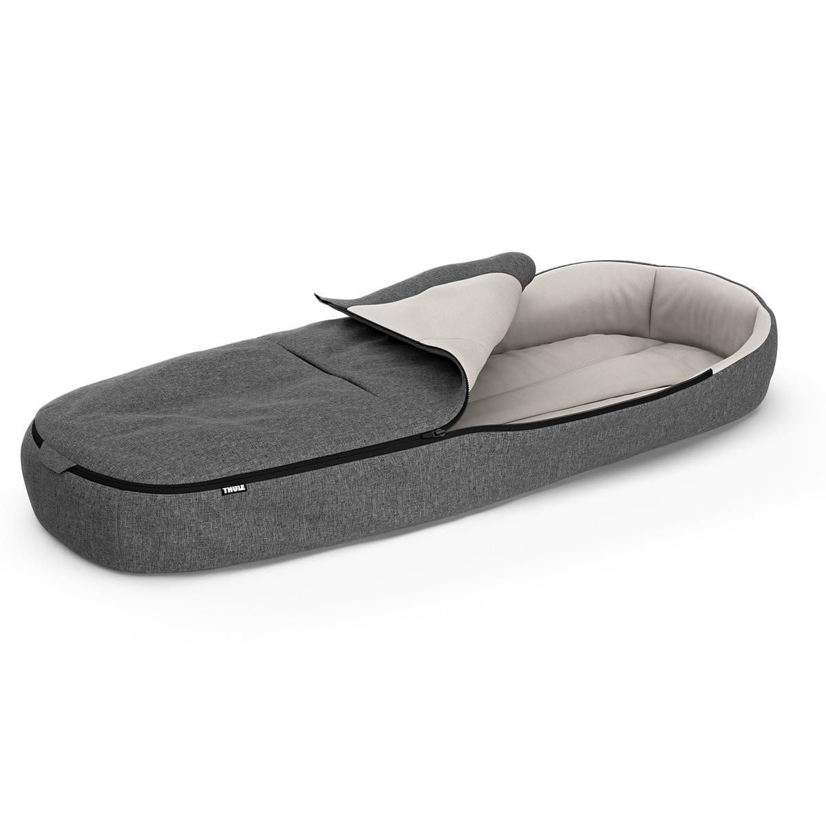 Thule Stroller Footmuff - Grey Melange / Black