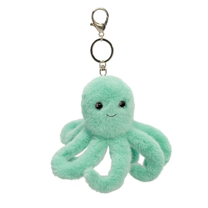 Douglas Octopus Plush Toy Bag Charm