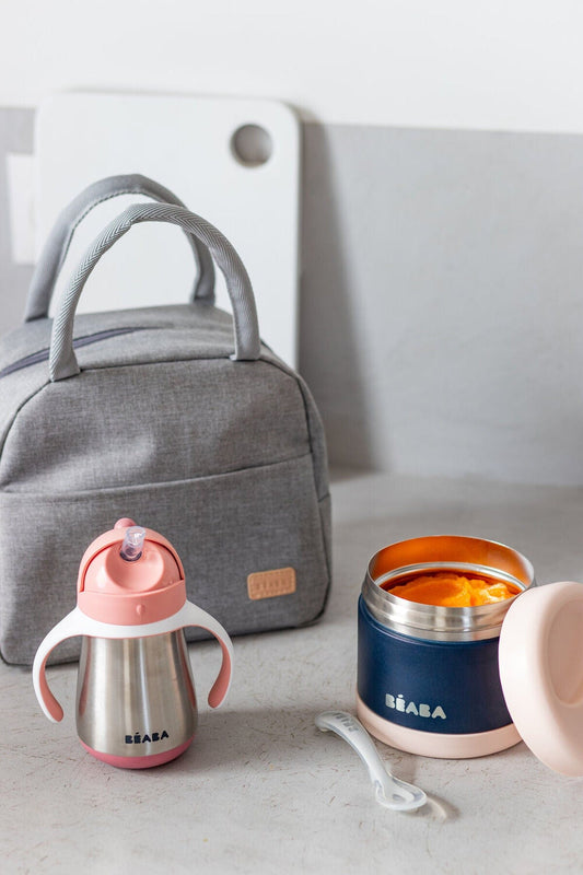 Beaba On-The-Go Meal Set - Rose - 913530