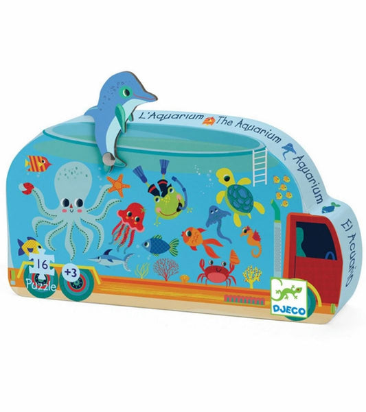 Djeco Ice Cream Truck Silhouette Puzzle