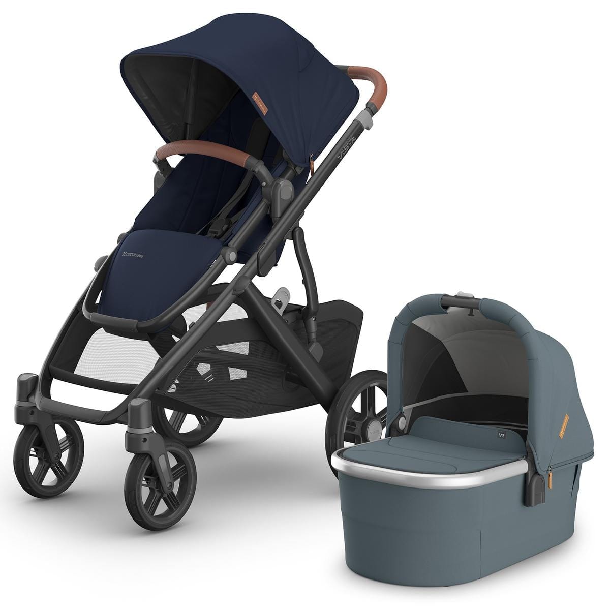 UPPAbaby Vista V3 Stroller + Bassinet V3 Bundle - Noa / Callum