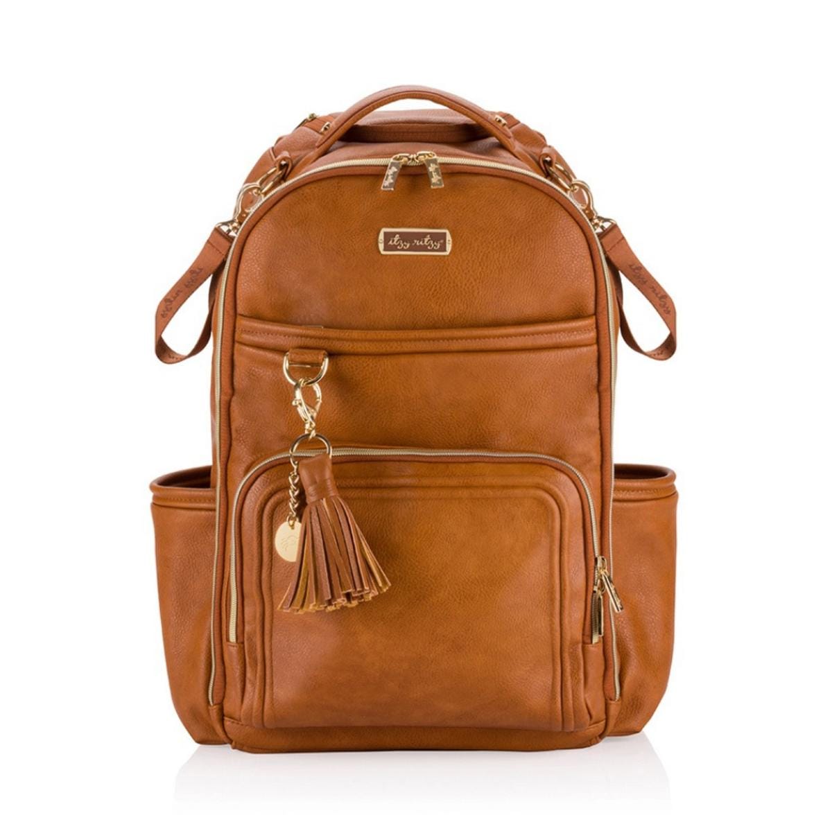 Itzy Ritzy Boss Plus Backpack Diaper Bag - Cognac - DBP8406