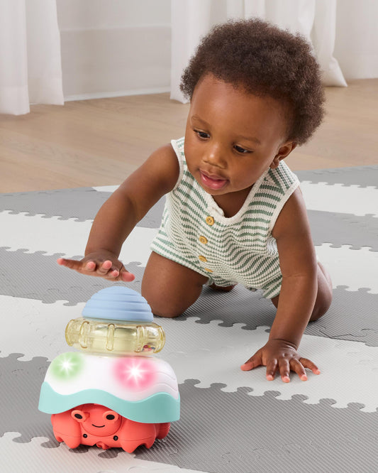 Skip Hop Baby Stack & Crawl 4-in-1 Crab Baby Crawl Toy - 9Q332410