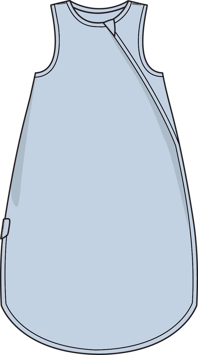 Angel Dear Sleep Bag - Solid Cashmere Blue, 6-18M