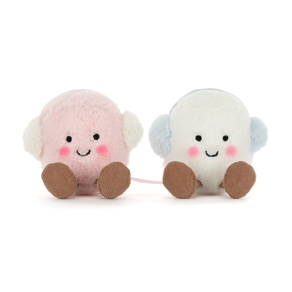 Jellycat Amuseables Toastie Pink and White Marshmallows - A6MPWT