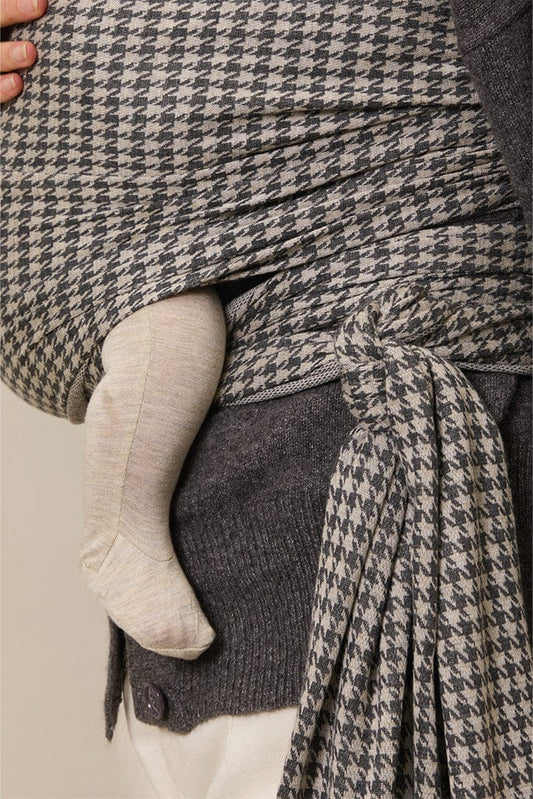 Solly Baby Wrap - Stormy Houndstooth - AFH-01