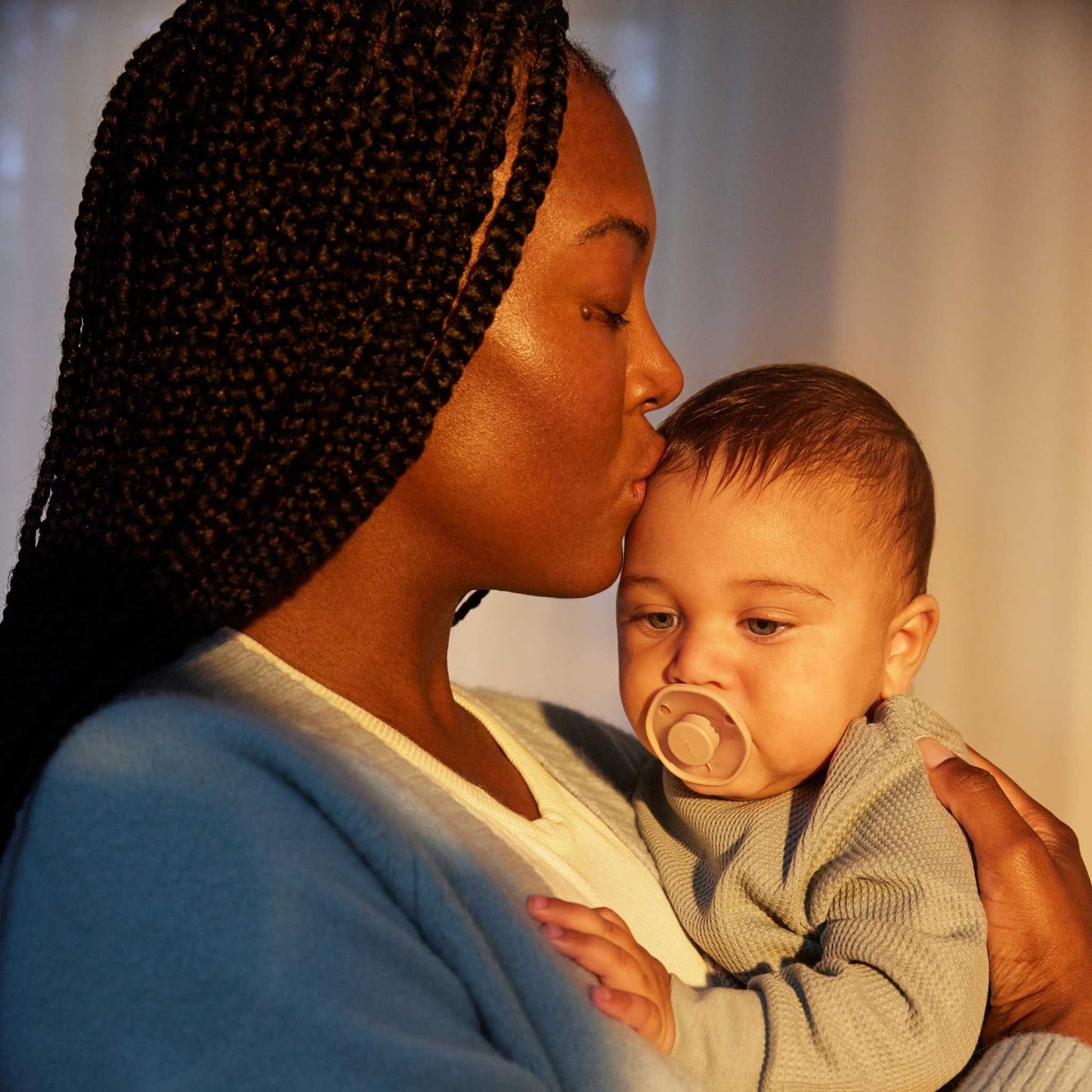 Emulait Pacifier 2-Pack, 0-6 Months - Rose - AS-PAC-1-RS