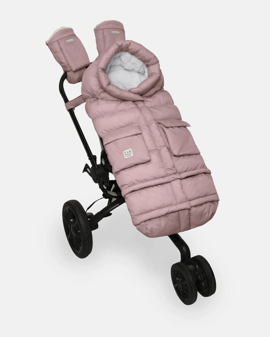 7 A.M. Blanket 212 Evolution Footmuff, Oslo Cloud - Ash Rose - B212E-ASR