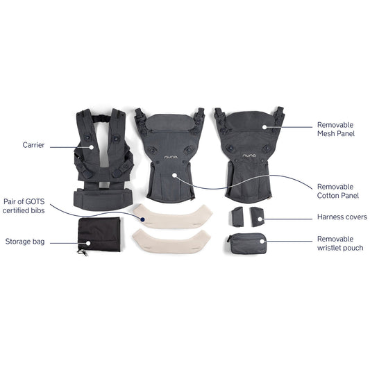 Nuna CUDL deux Baby Carrier - Denim - BC20900DNM