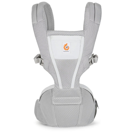 Ergobaby Alta Hip Seat Mesh Baby Carrier - Pearl Grey - BCHIPSFMGRY