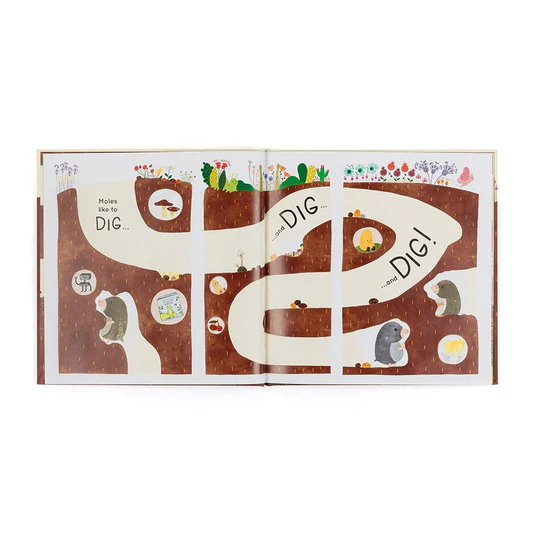 Jellycat Muswell Mole and the Buried Treasure Book - BK4MUZ