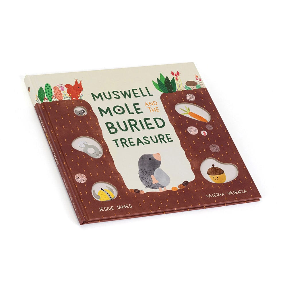Jellycat Muswell Mole and the Buried Treasure Book - BK4MUZ