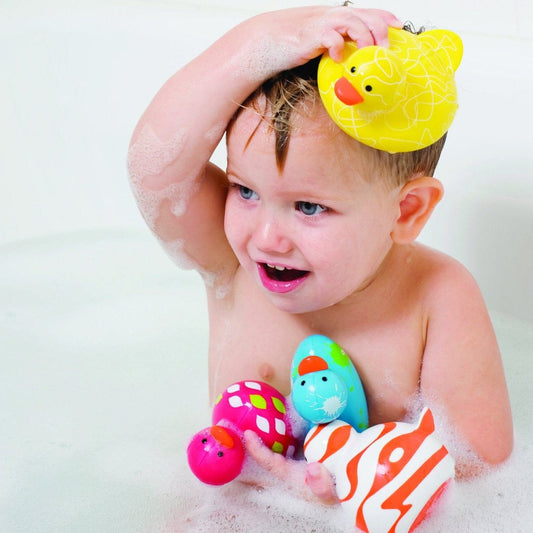 Boon Odd Ducks Not Your Average Rubber Ducky, 4 Pack - Assorted - 955