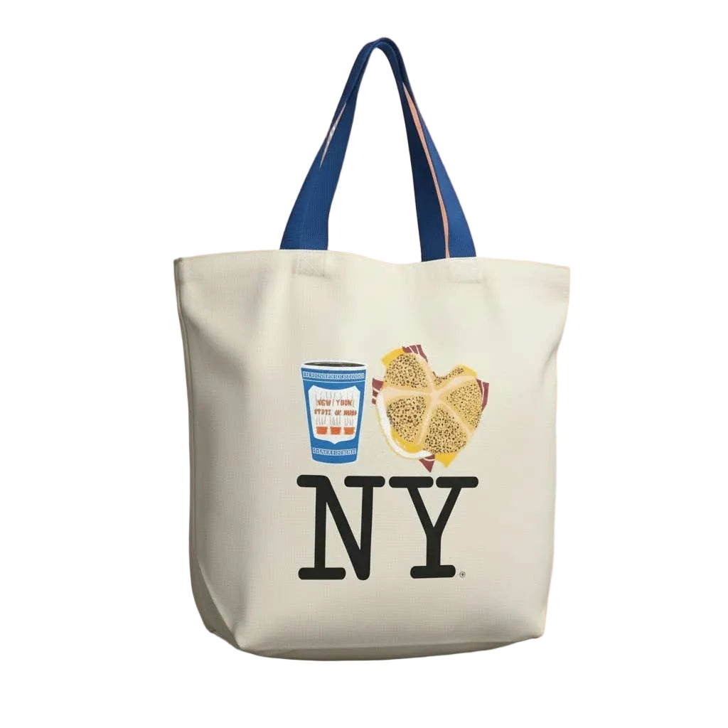 PiccoliNY Coffee Bacon Egg and Cheese NY Large Tote