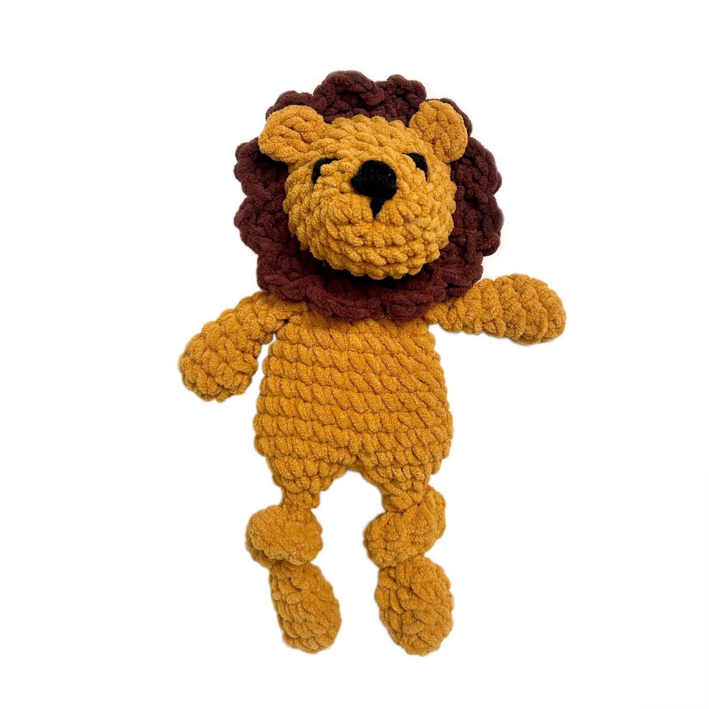 Cheengoo Ultra Soft Chenille Lovey Plushy Doll - Lion