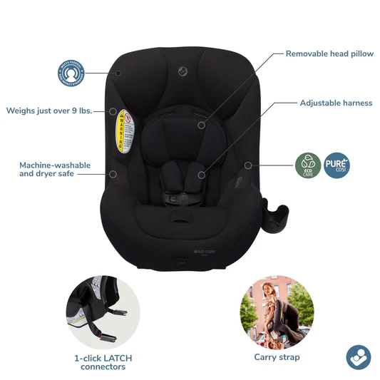 Maxi-Cosi Romi 2-in-1 Convertible Car Seat - Black