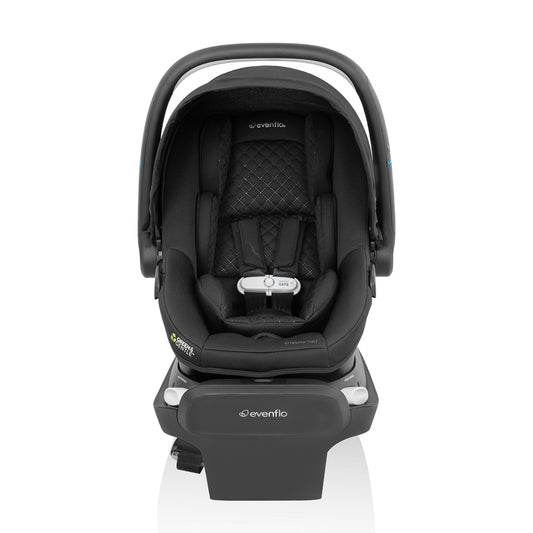 Evenflo Revolve180 LiteMax NXT Rotational Infant Car Seat with SensorySoothe - Jasper Black