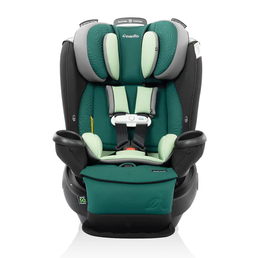 Evenflo GOLD Revolve360 Extend All-in-One Rotational Convertible Car Seat with SensorSafe - Emerald (Green & Gentle) - CS360212428