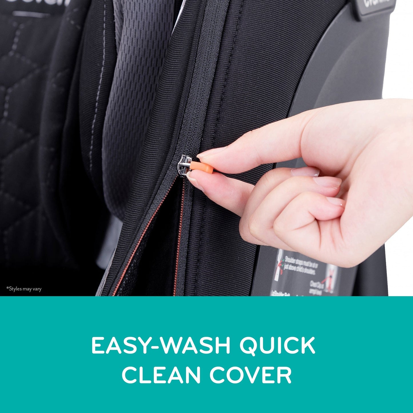 Evenflo Revolve360 Extend All-in-One Rotational Convertible Car Seat with Quick Clean Cover - Revere Gray - CS360212464