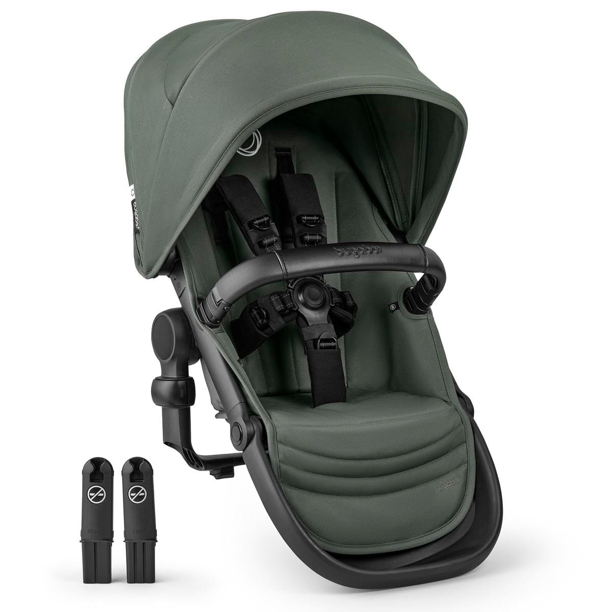 Bugaboo Kangaroo Sibling / Toddler Seat - Black / Forest Green / Forest Green