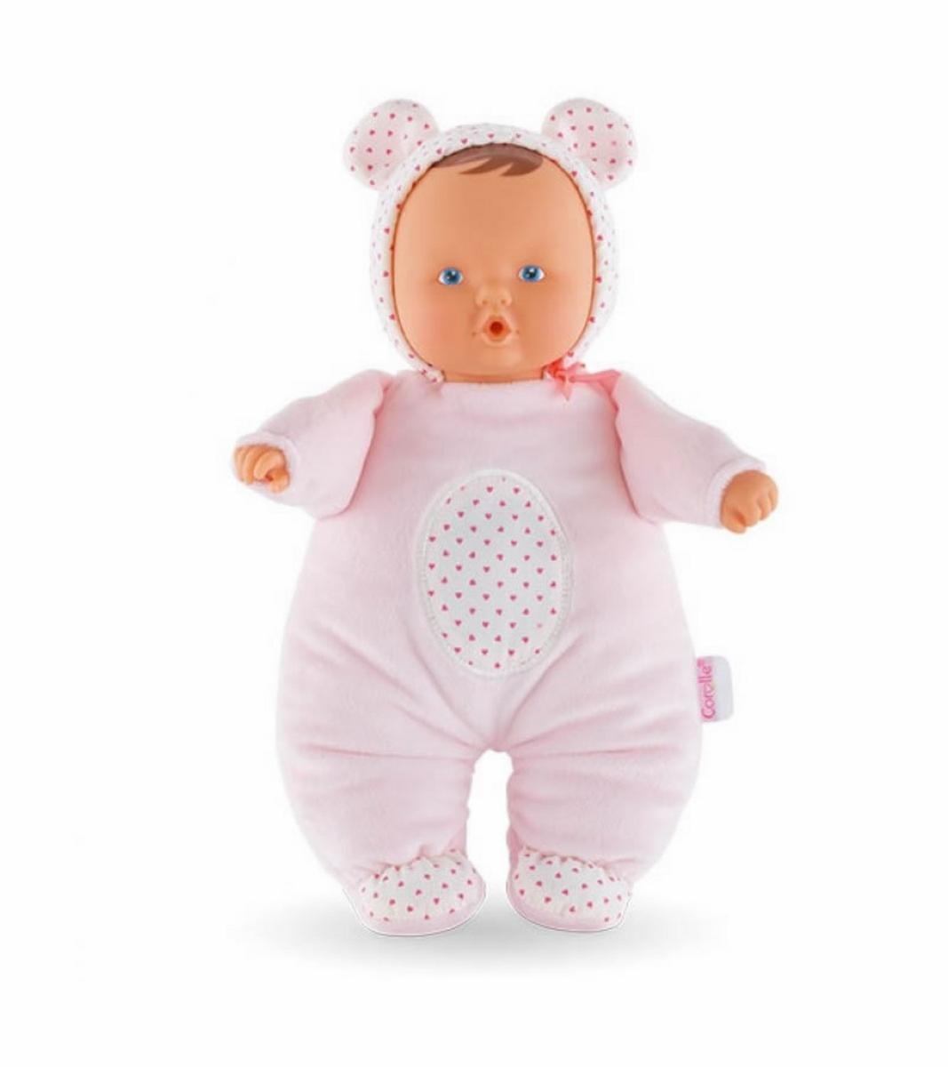 Corolle Babi Bear Nightlight Doll - Pink - FBD09