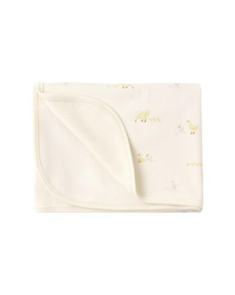 Quincy Mae Swaddle Ducks - Natural